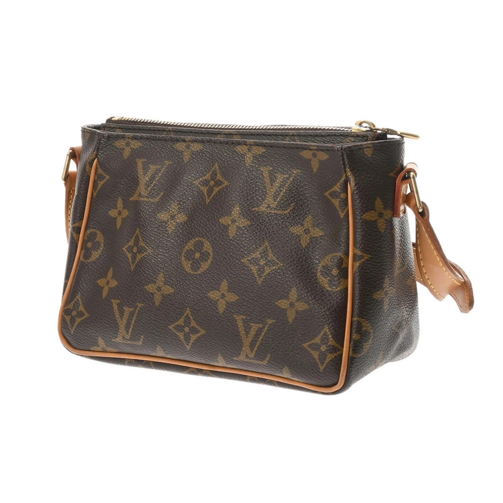 Louis Vuitton Brown Bag Canvas Monogram Shoulder Vivacite Brown